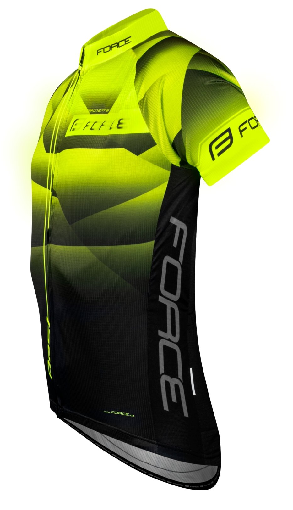 Force Best Maglia ciclismo manica corta Fluo Nero 2